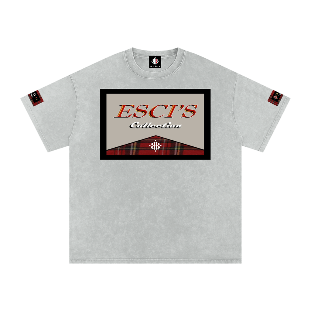 BOOJI ITALY ESCI'S COLLECTION SNOW WASHED T-SHIRT