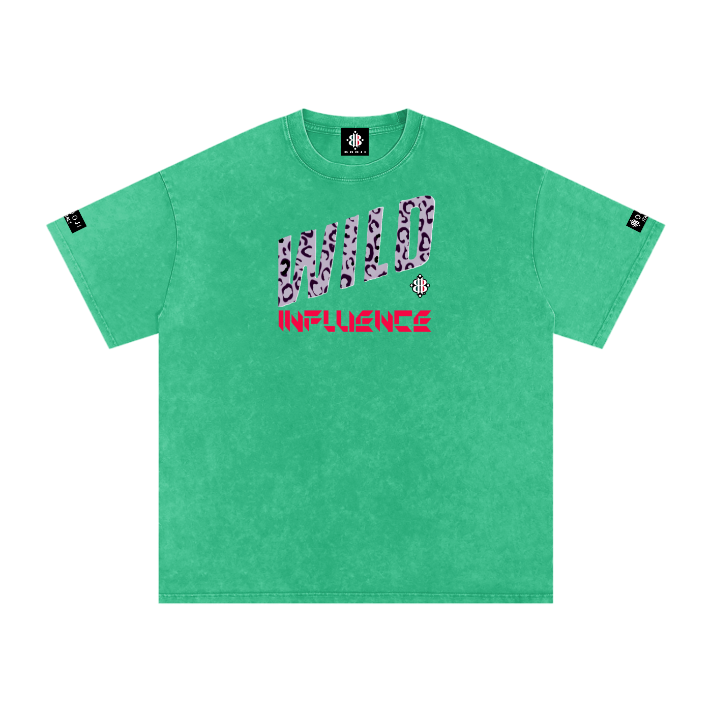 BOOJI ITALY WILD INFLUENCE Z-BACK SNOW WASHED T-SHIRT