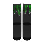 BOOJI ITALY SUPER POSITION COLLECTION WOMEN'S BLACK CREW SOCKS