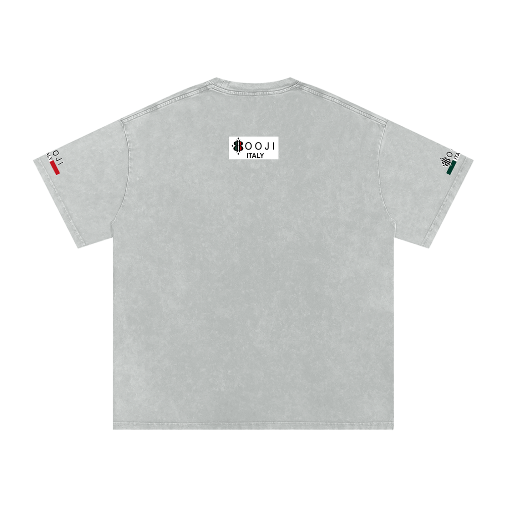 BOOJI ITALY SCARPE DM COLLECTION SNOW WASHED COTTON T-SHIRT