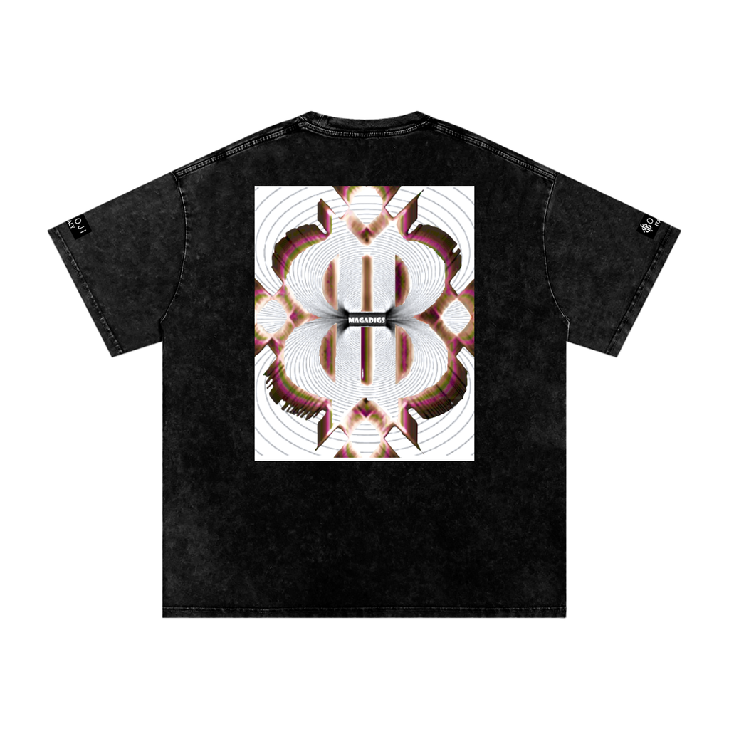 BOOJI ITALY MAGADIGS COLLECTION LOGO SNOW WASHED T-SHIRT