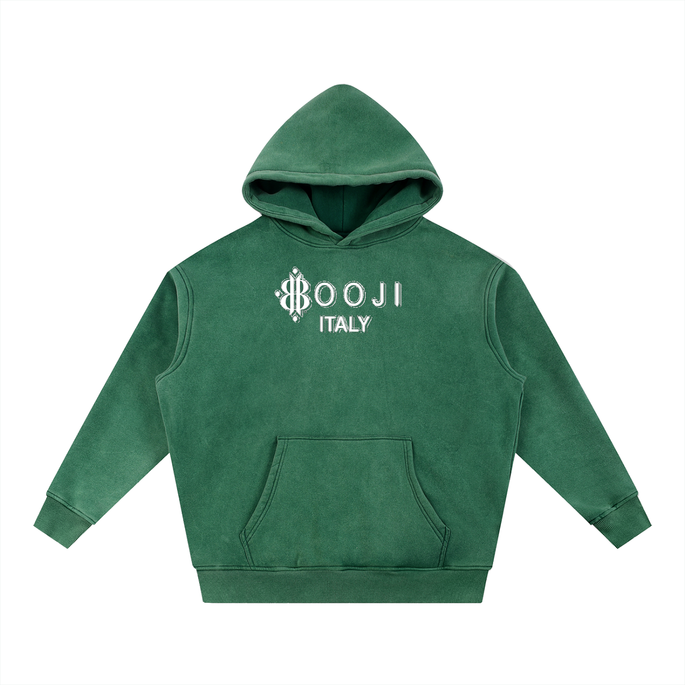 BOOJI ITALY FLY DENIM MFR. SNOW WASHED HOODIE