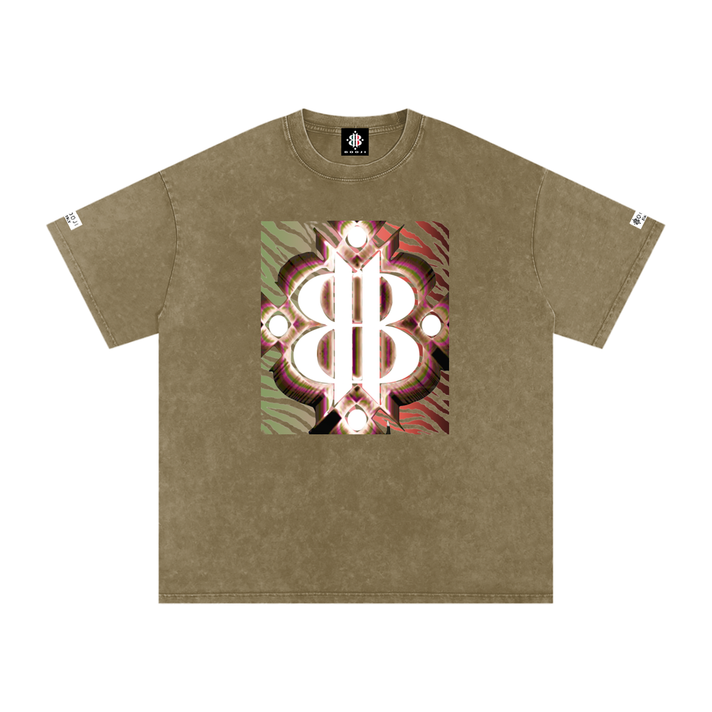 BOOI ITALY WILD INFLUENCE KNIFED SNOW WASHED T-SHIRT