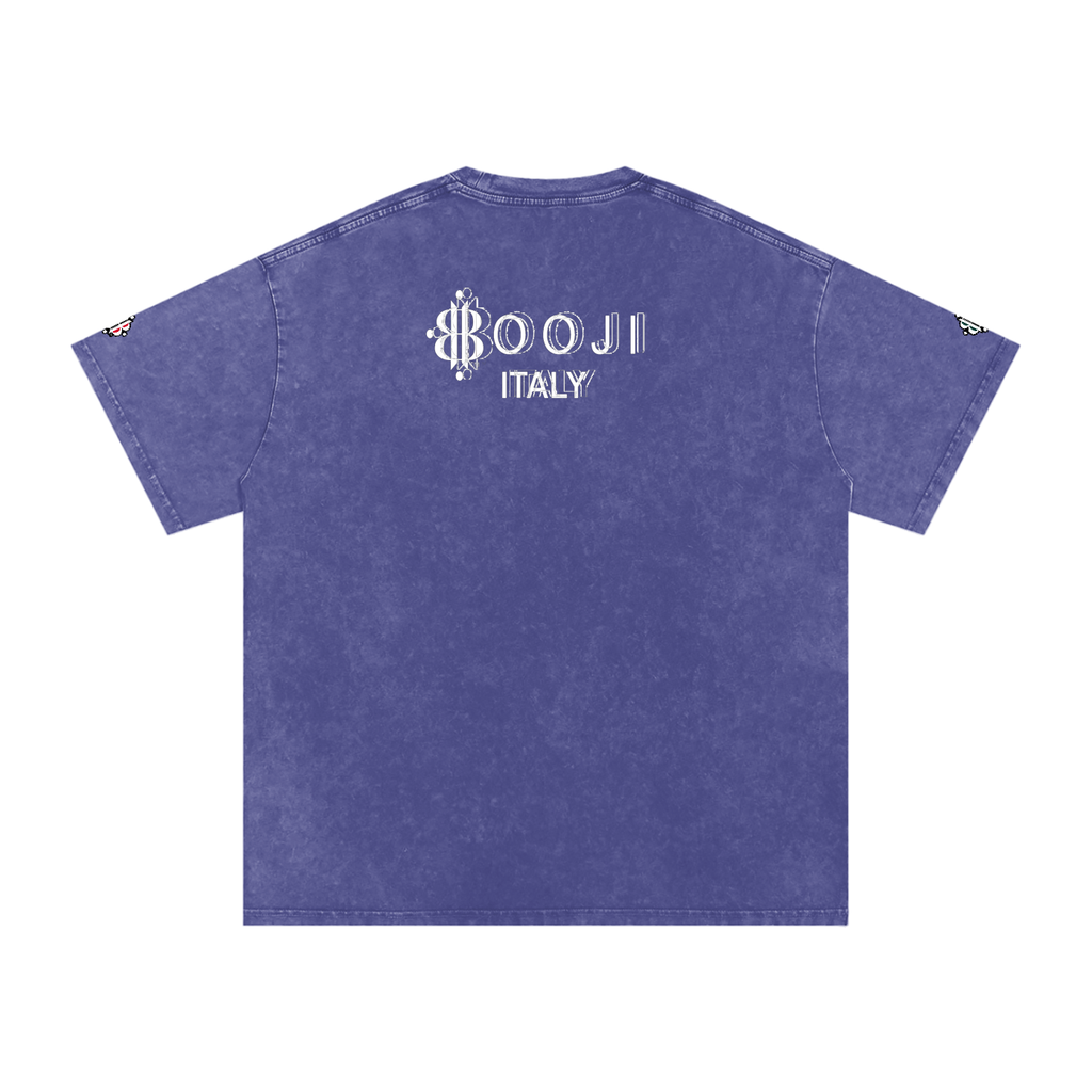 BOOJI ITALY BE A WAVE BEHAVE SNOW WASHED T-SHIRT