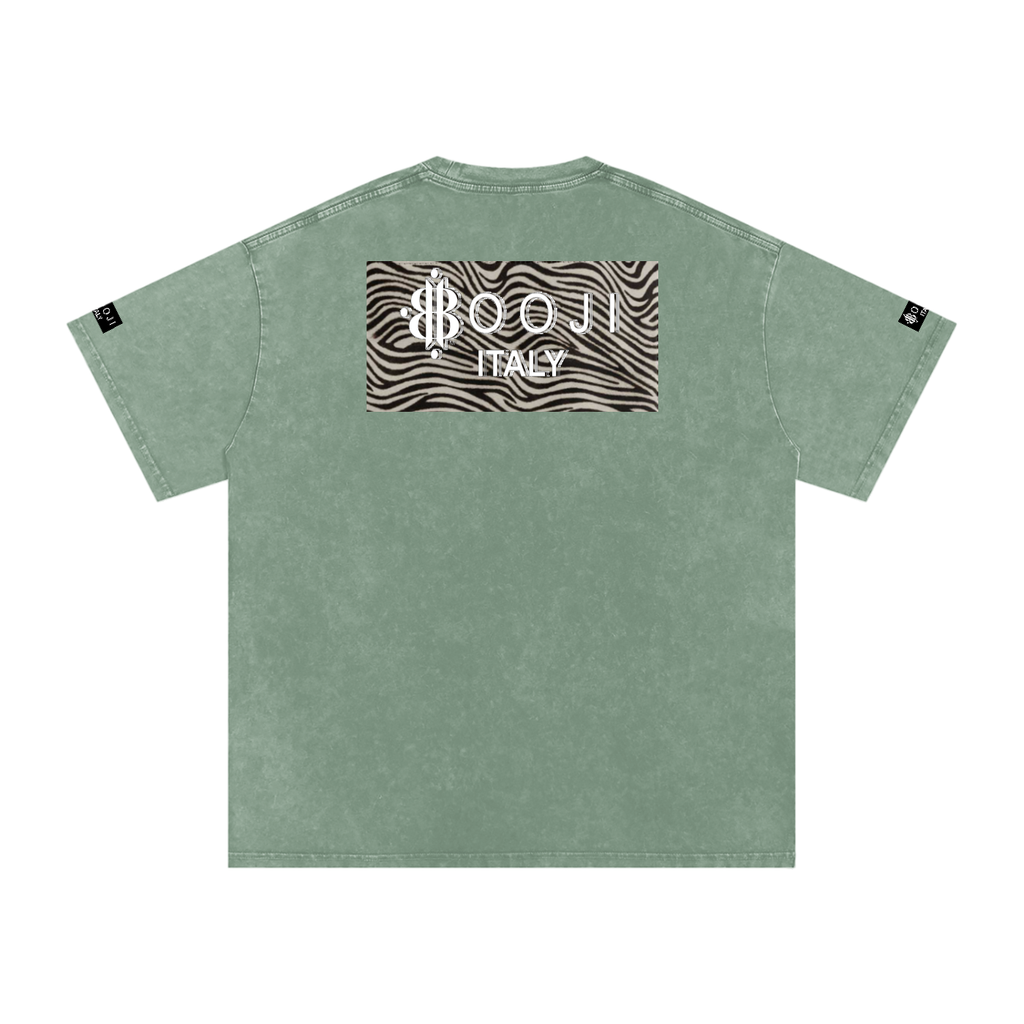 BOOJI ITALY WILD INFLUENCE Z-BACK SNOW WASHED T-SHIRT
