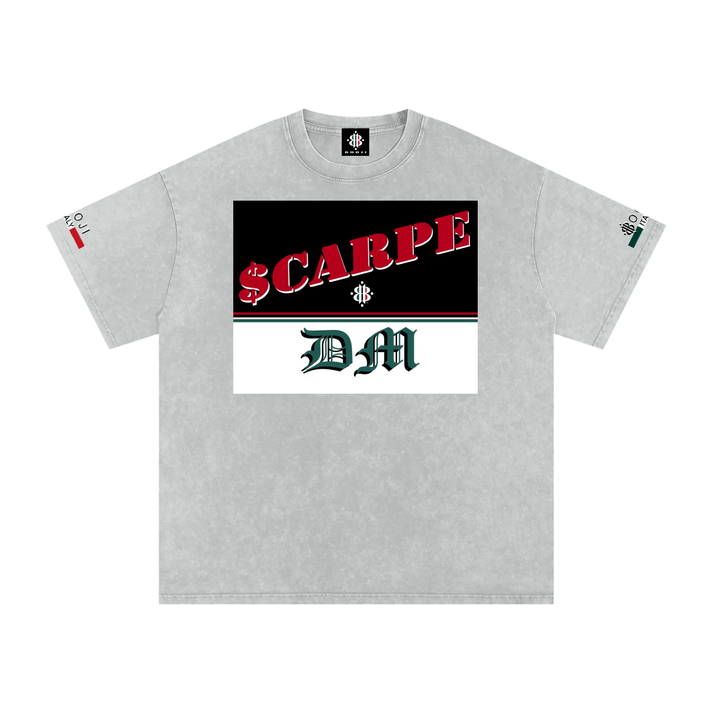 BOOJI ITALY SCARPE DM COLLECTION SNOW WASHED T-SHIRT