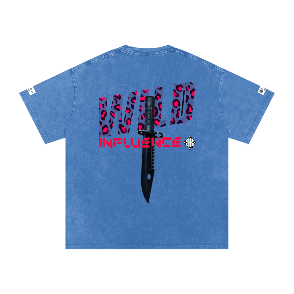 BOOJI ITALY WILD INFLUENCE KNIFE SNOW WASHED T-SHIRT