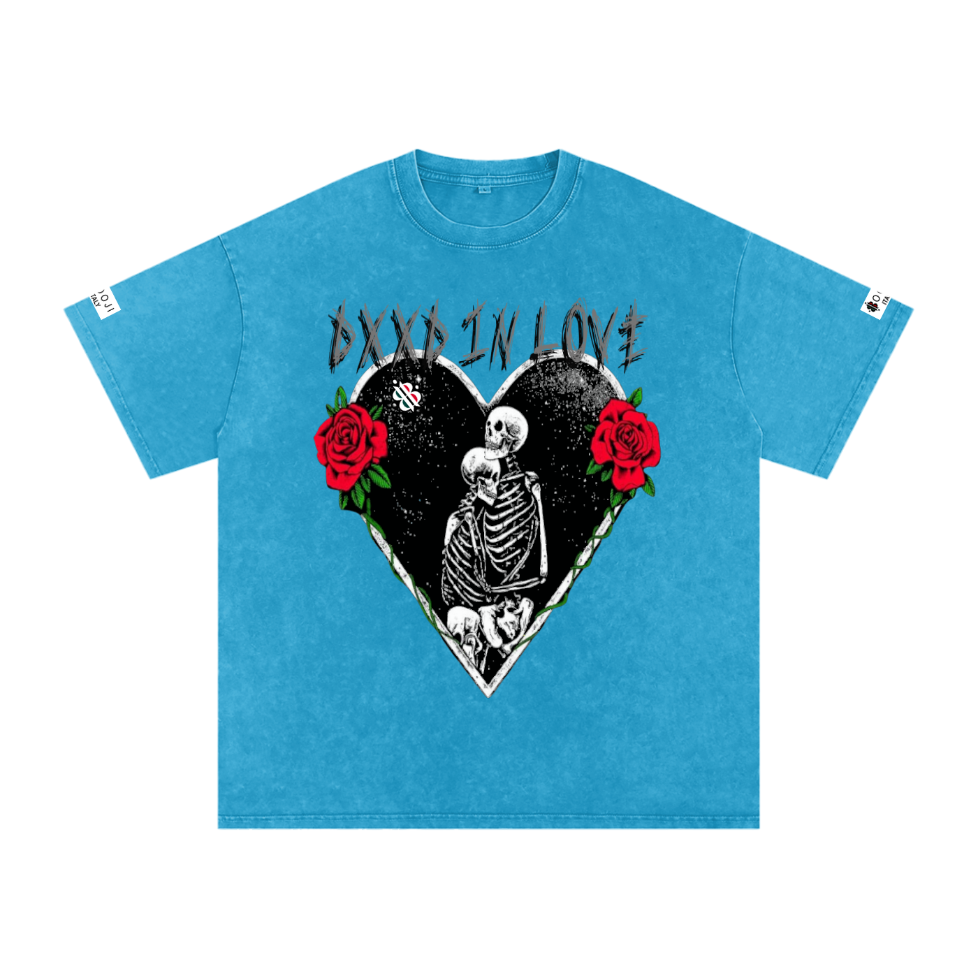 BOOJI ITALY "DXXD IN LOVE" SNOW WASHED T-SHIRT