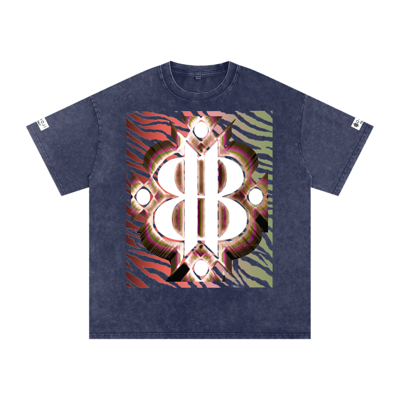 BOOJI ITALY WILD INFLUENCE KNIFE SNOW WASHED T-SHIRT