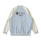 BOOJI ITALY 4 EVER $ LOGO UNISEX TWO-TONE VARSITY LETTERMAN'S STYLE JACKET