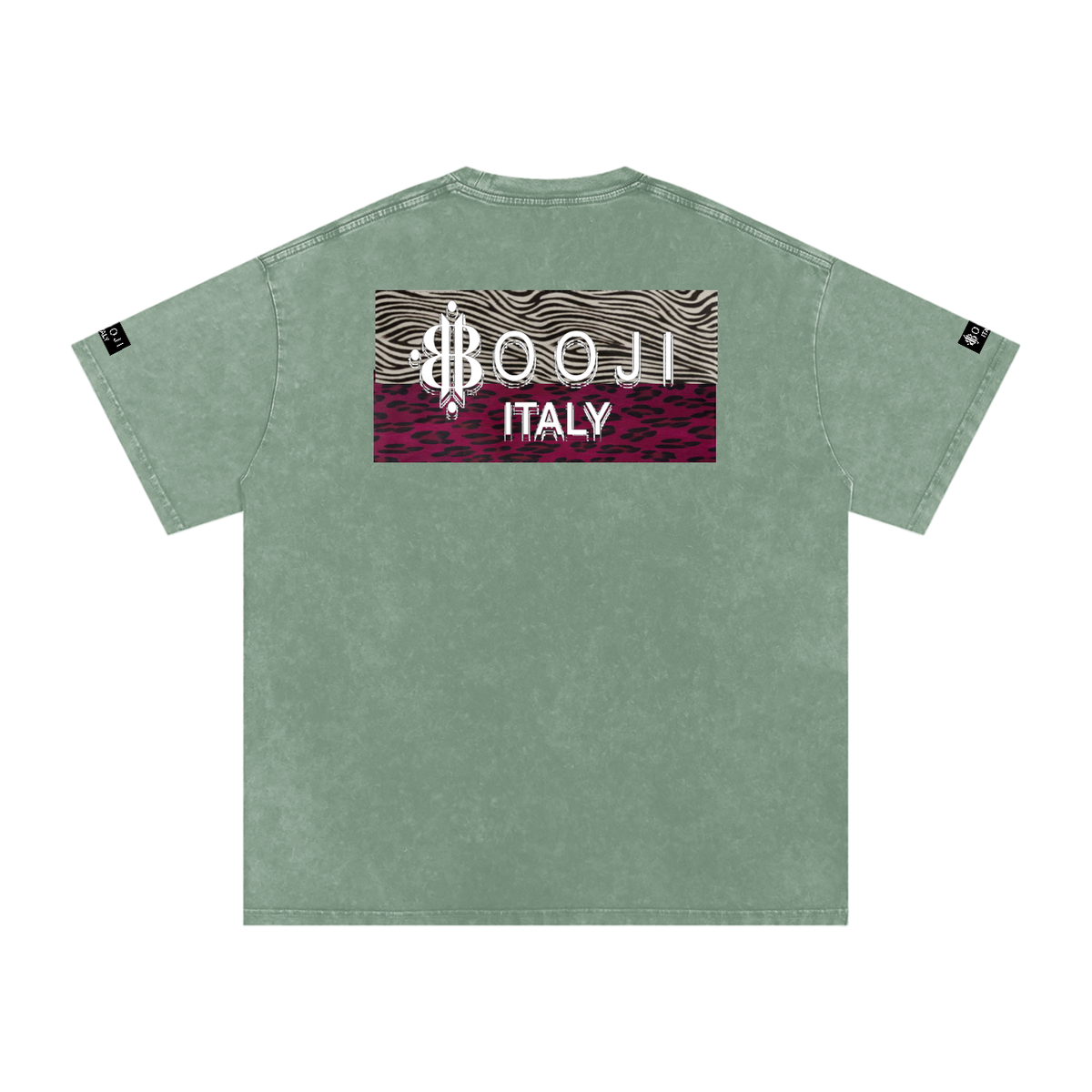 BOOJI ITALY WILD INFLUENCE COLLECTION SNOW WASHED T-SHIRT