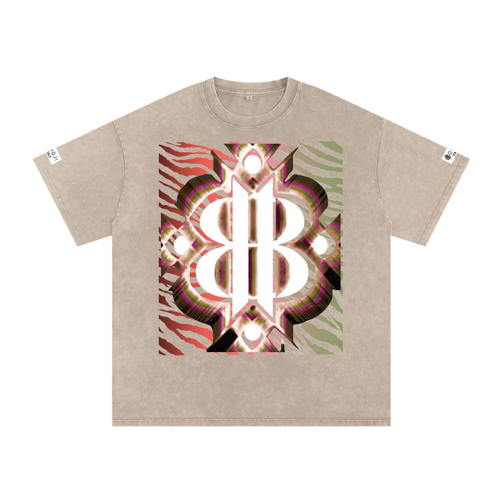 BOOJI ITALY "WILD INFLUENCE" LINE SNOW WASHED T-SHIRT