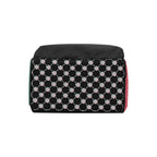 BOOJI ITALY 4 EVER $ LOGO PATTERN BLACK DELUXE BACKPACK