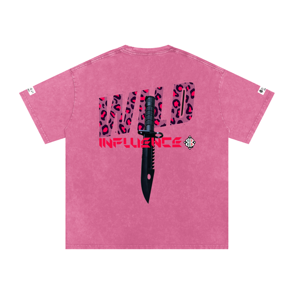 BOOJI ITALY WILD INFLUENCE KNIFE SNOW WASHED T-SHIRT