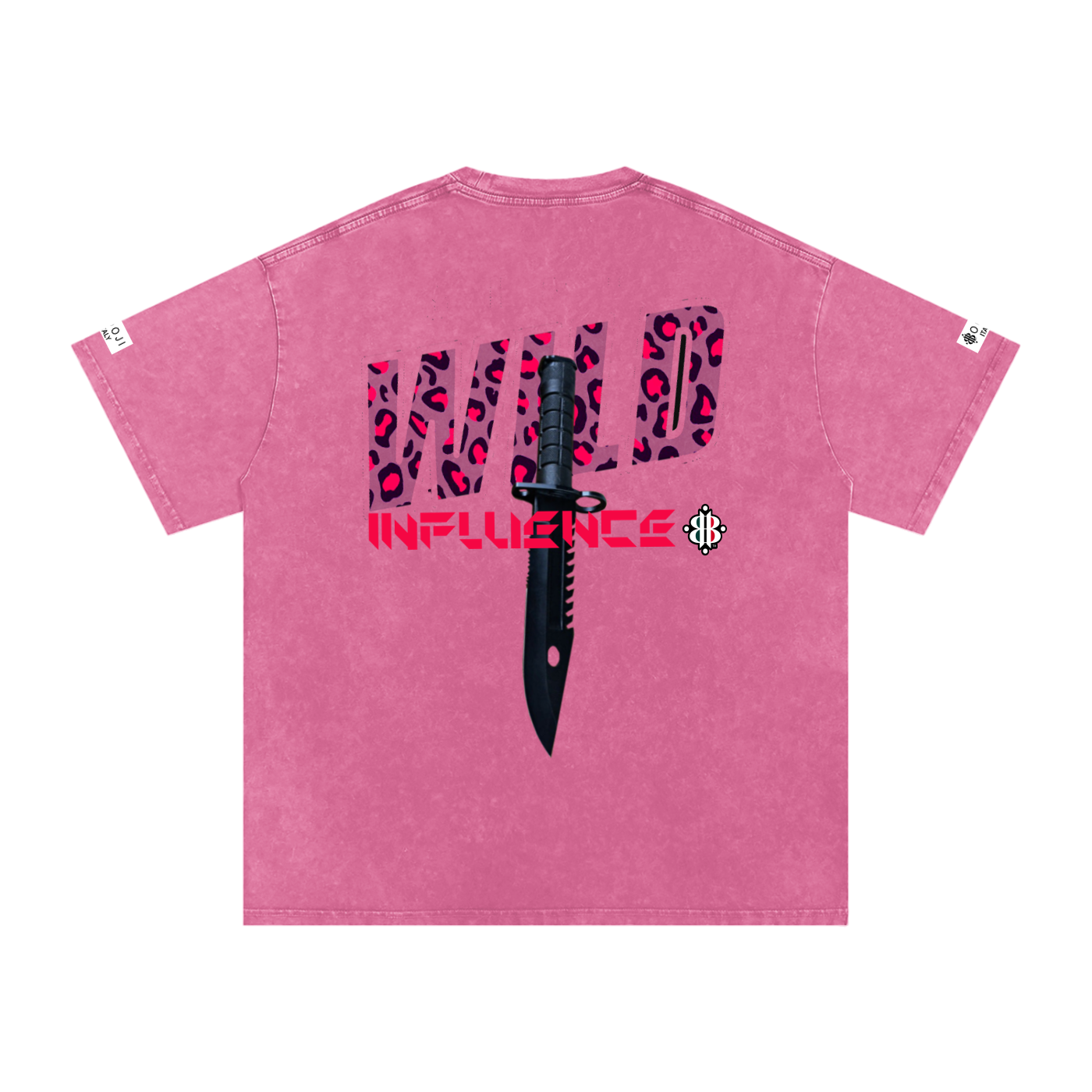 BOOJI ITALY WILD INFLUENCE KNIFE SNOW WASHED T-SHIRT