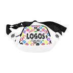 BOOJI ITALY LOGOS COLLECTION WHITE UNISEX WAIST BAG