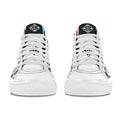 BOOJI INVERTED LOGO PATTERN Vancouver High Top Canvas Women's Shoes (Model1013-1)