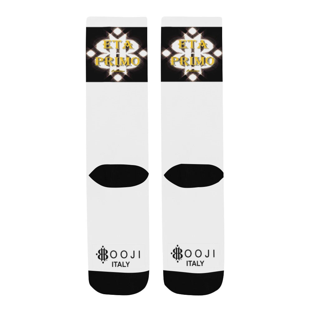 BOOJI ITALY ETA PRIMO LOGO WHITE TUBE SOCKS