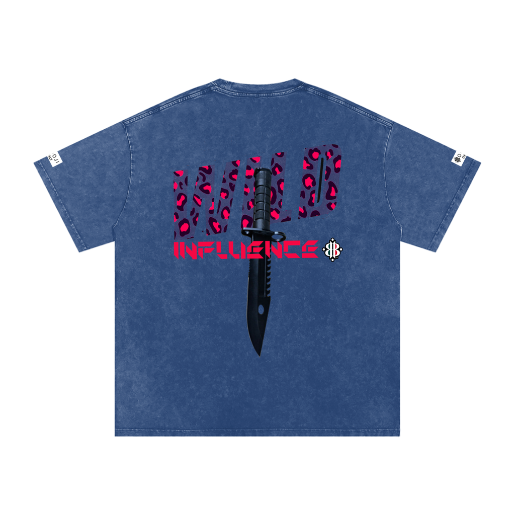 BOOJI ITALY WILD INFLUENCE KNIFE SNOW WASHED T-SHIRT