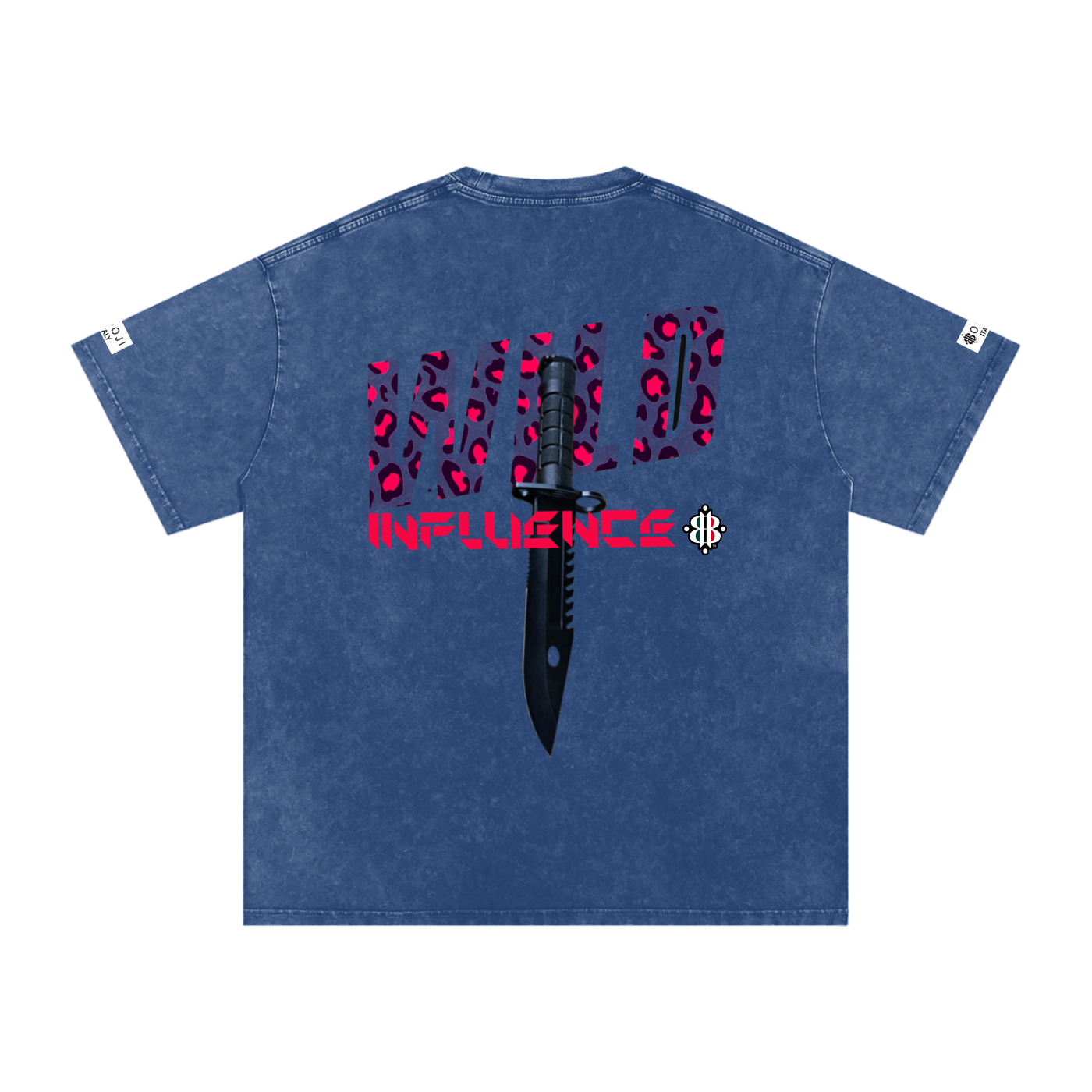 BOOJI ITALY WILD INFLUENCE KNIFE SNOW WASHED T-SHIRT