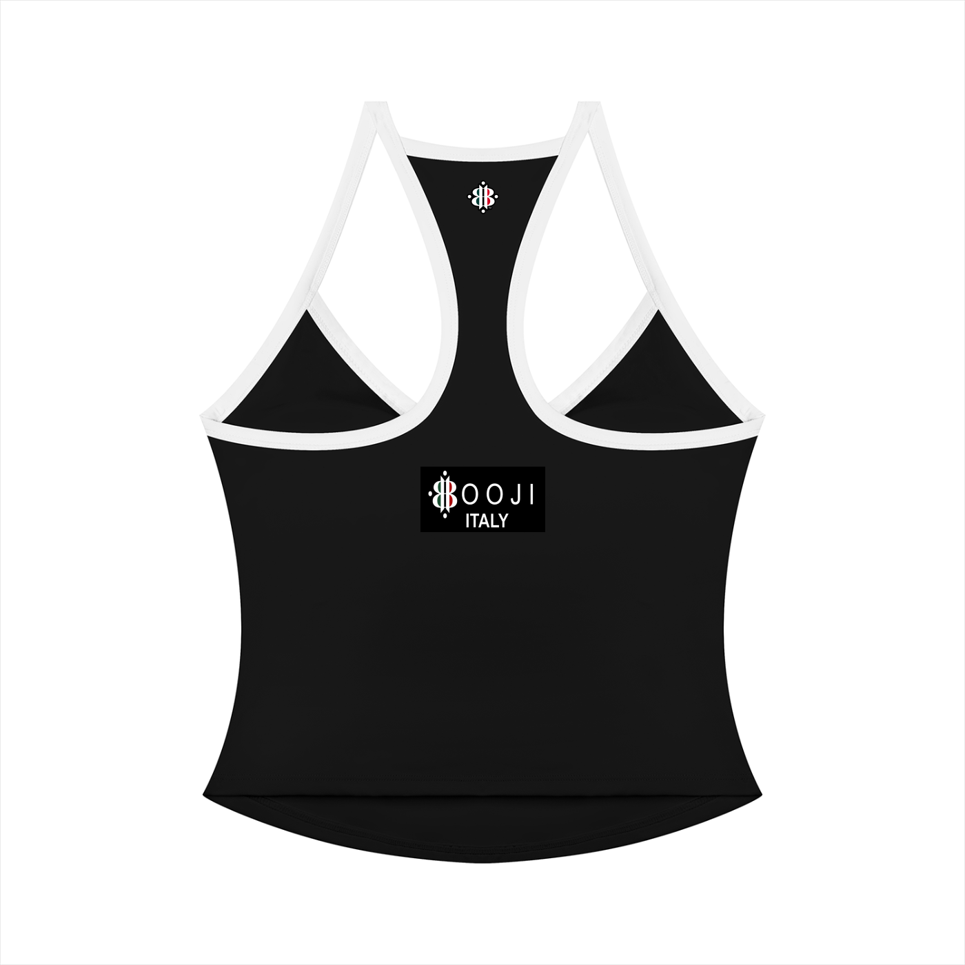 BOOJI ITALY 4 EVER $ LOGO WOMEN'S COLOR BLOCK YOGA TANK TOP