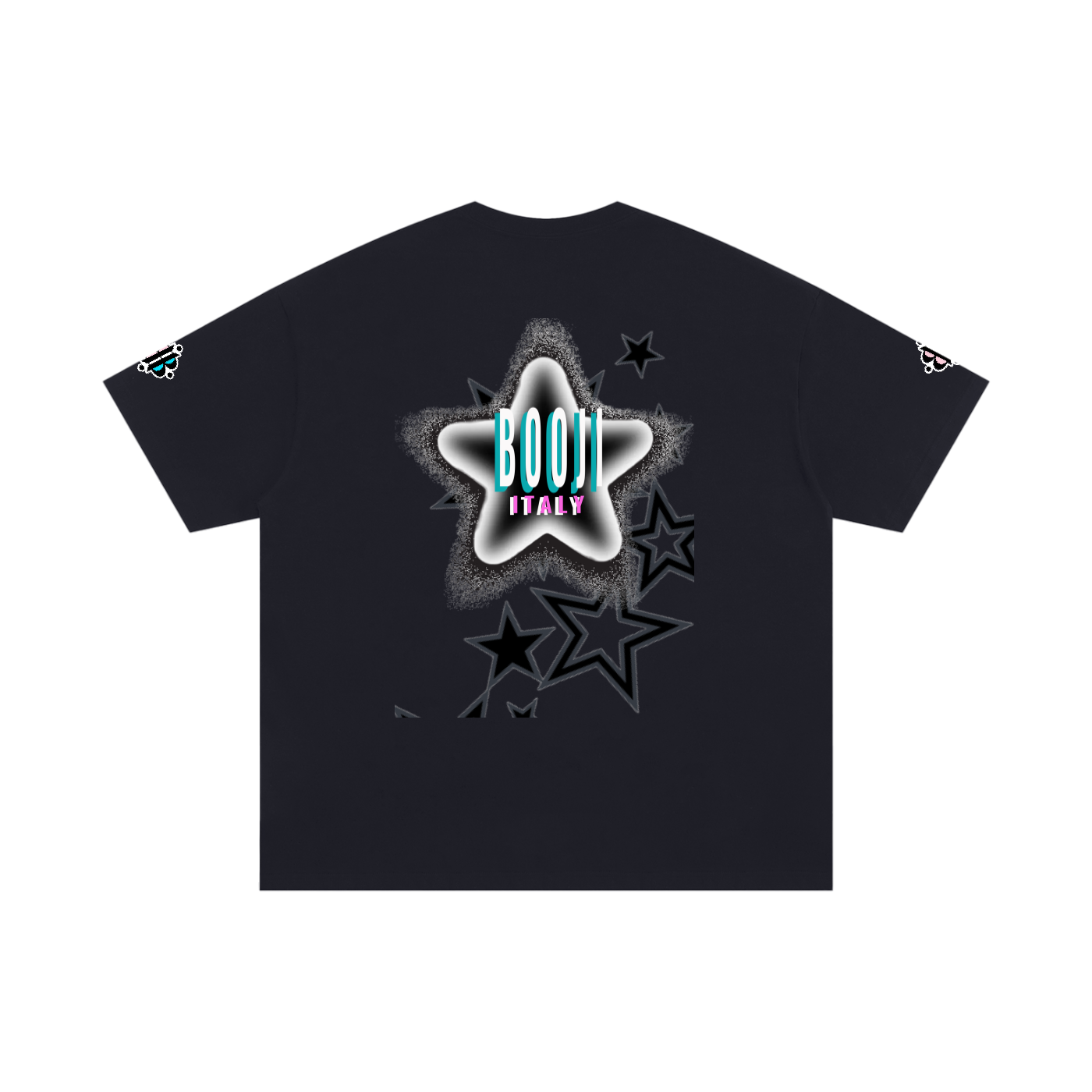 BOOJI ITALY GRAFITTI STYLE LOGO COTTON T-SHIRT