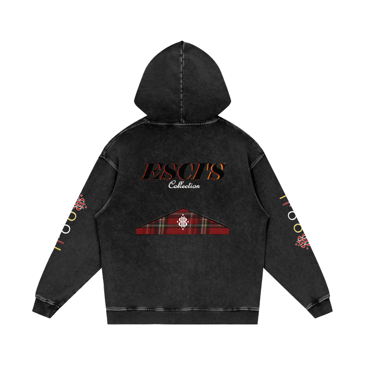 BOOJI ITALY ESCI'S COLLECTION  SNOW WASHED HOODIE