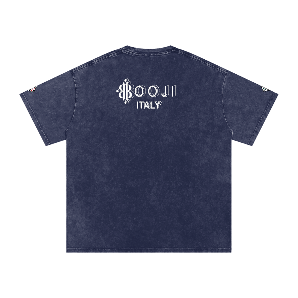 BOOJI ITALY BE A WAVE BEHAVE SNOW WASHED T-SHIRT