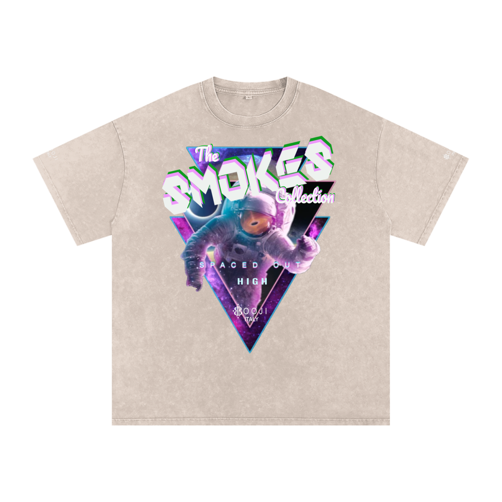 BOOJI ITALY "SMOKES COLLECTION" SNOW WASHED T-SHIRT