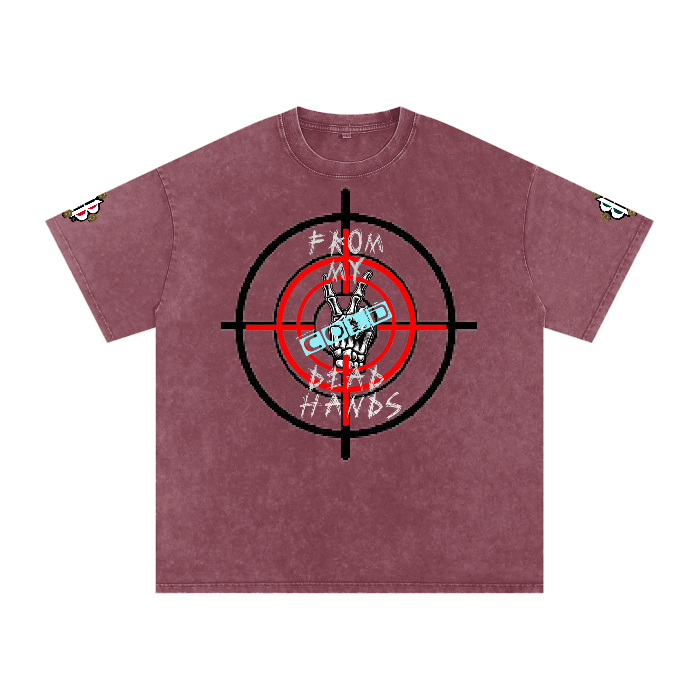 BOOJI ITALY CLICK BANG COLLECTION MENS SNOW WASHED T-SHIRT