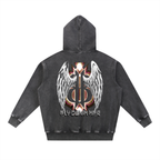 BOOJI ITALY FLY DENIM MFR. COLLECTION SNOW WASHED HOODIE
