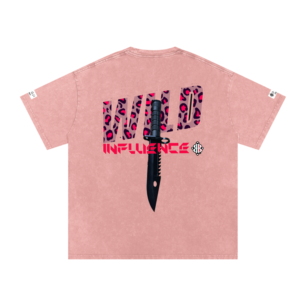 BOOJI ITALY WILD INFLUENCE KNIFE SNOW WASHED T-SHIRT