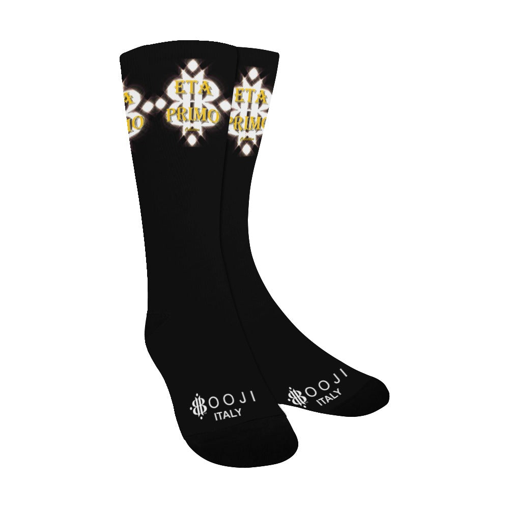 BOOJI ITALY ETA PRIMO LOGO BLACK TUBE SOCKS