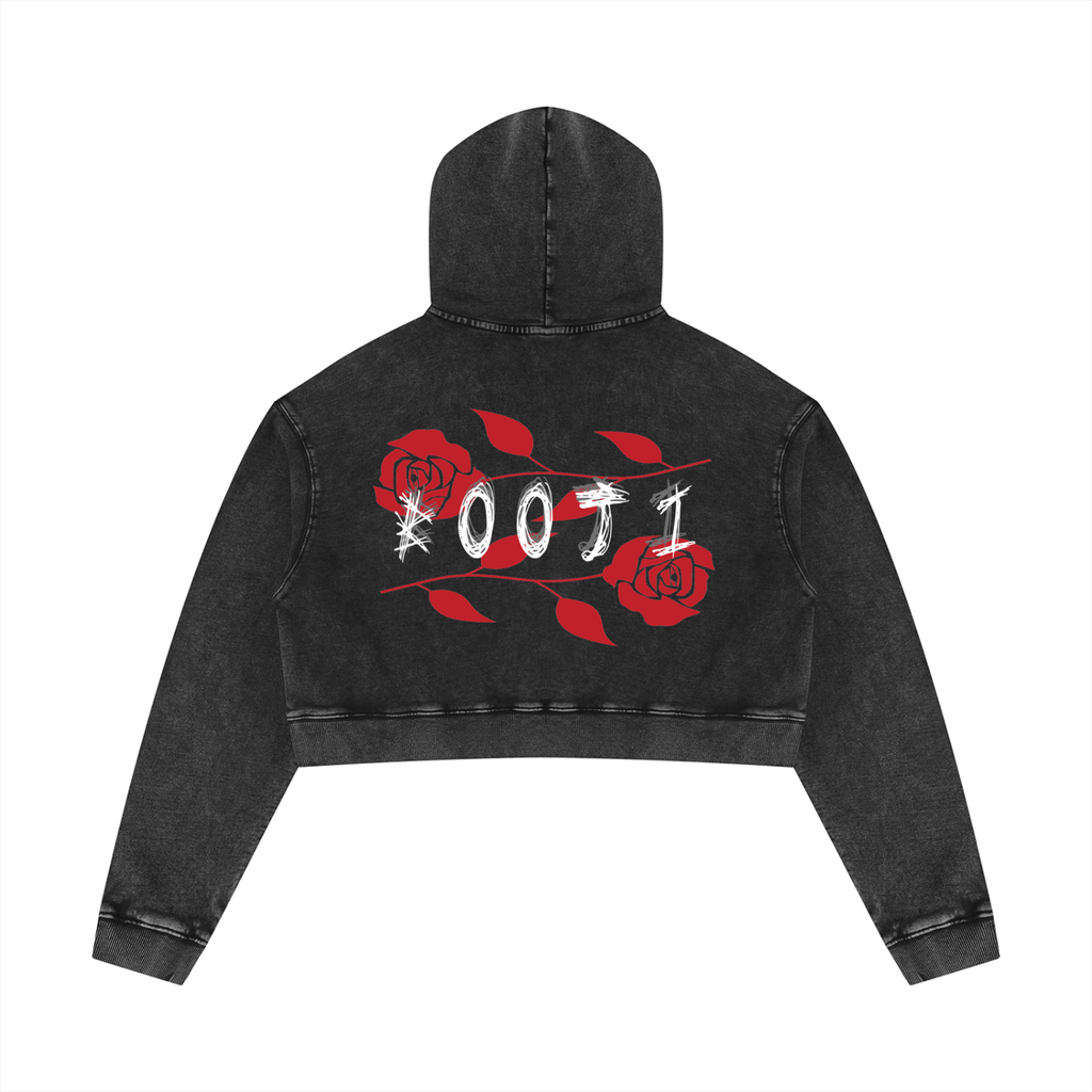 BOOJI ITALY BADDY COLLECTION MATCHING 2 PIECE SWEATSUIT WOMEN'S CROP HOODIE