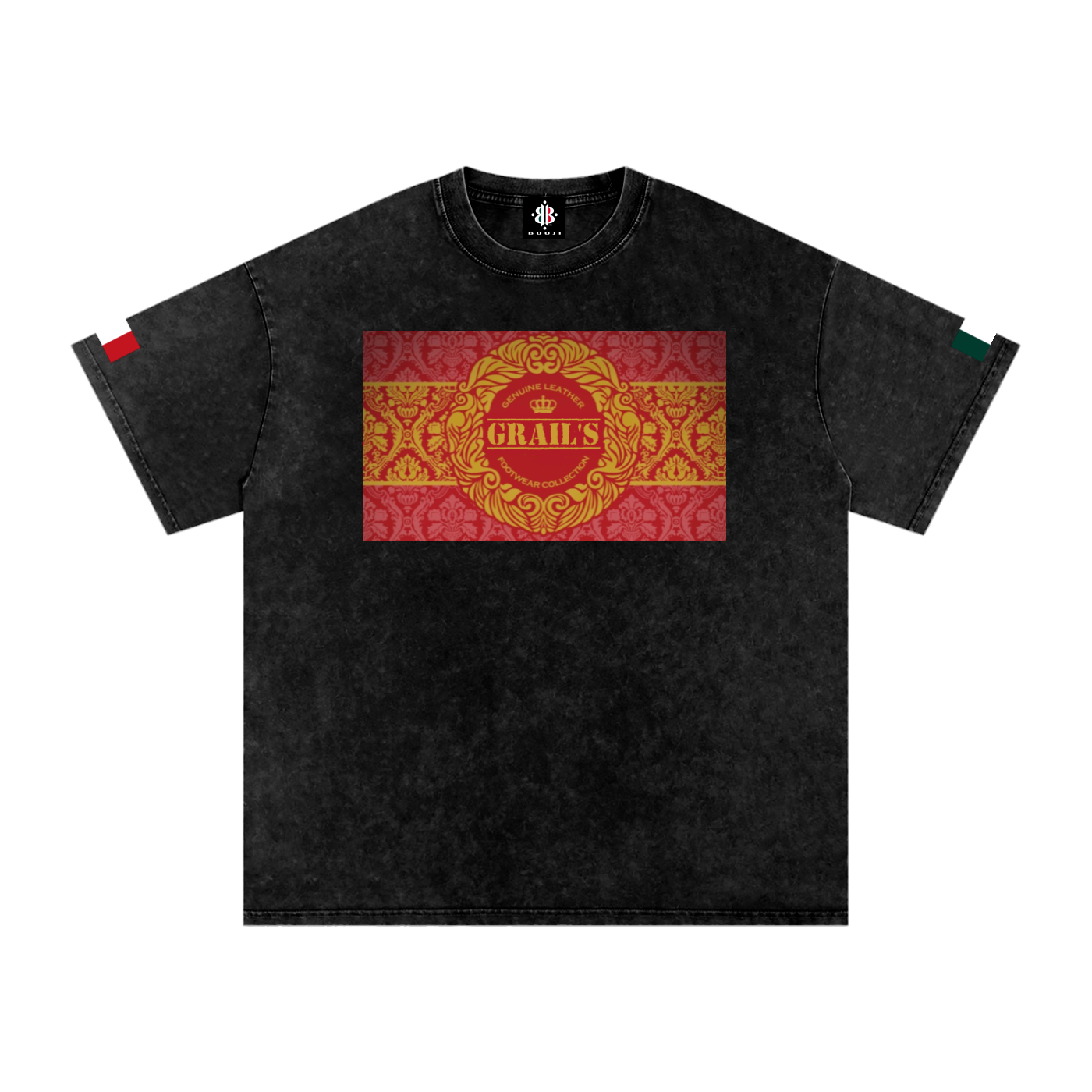 BOOJI ITALY GRAIL'S COLLECTION SNOW WASHED T-SHIRT