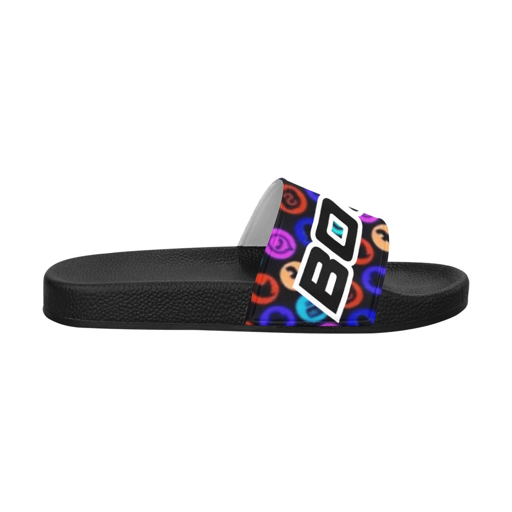 BOOJI ITALY "LOGOS COLLECTION" INVERTS MENS SLIDES