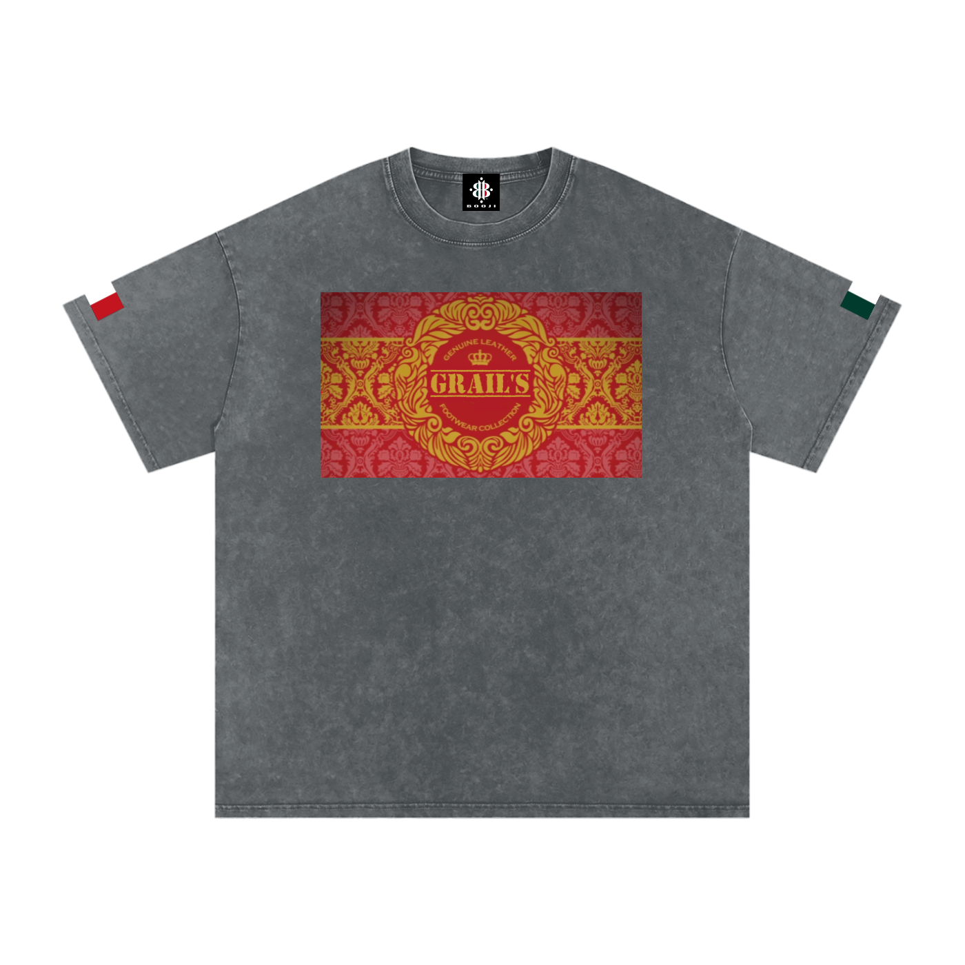 BOOJI ITALY GRAIL'S COLLECTION SNOW WASHED T-SHIRT