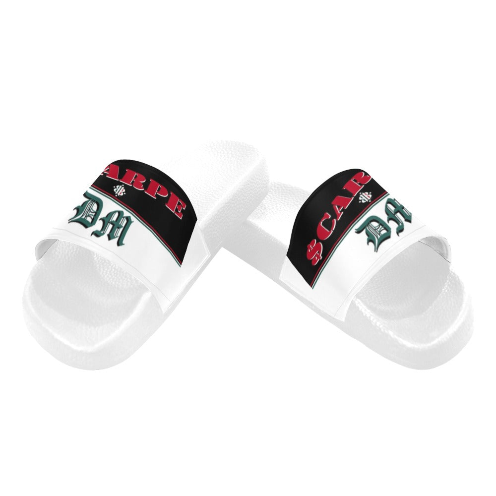 BOOJI ITALY SCARPE DM COLLECTION WOMEN'S WHITE SOLE SLIDES