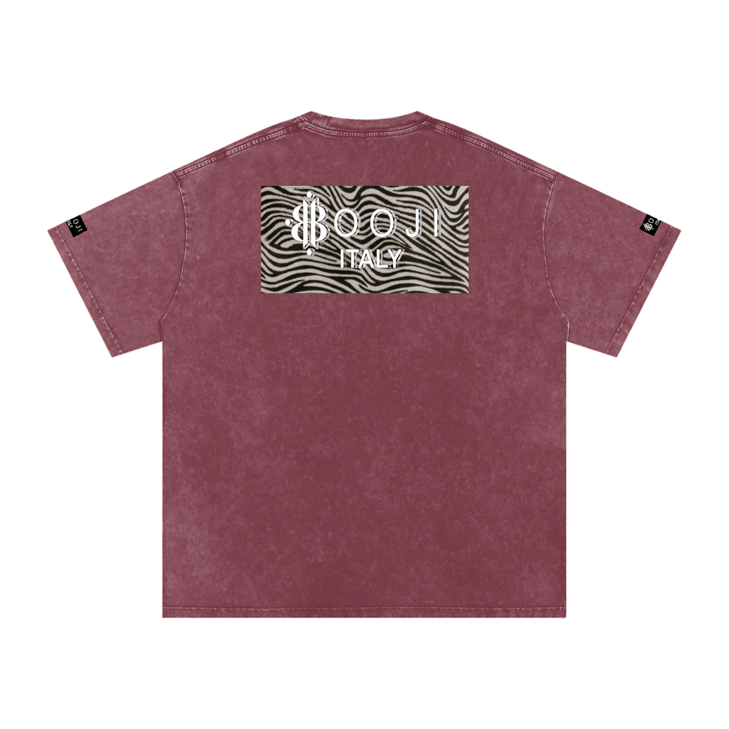 BOOJI ITALY WILD INFLUENCE Z-BACK SNOW WASHED T-SHIRT
