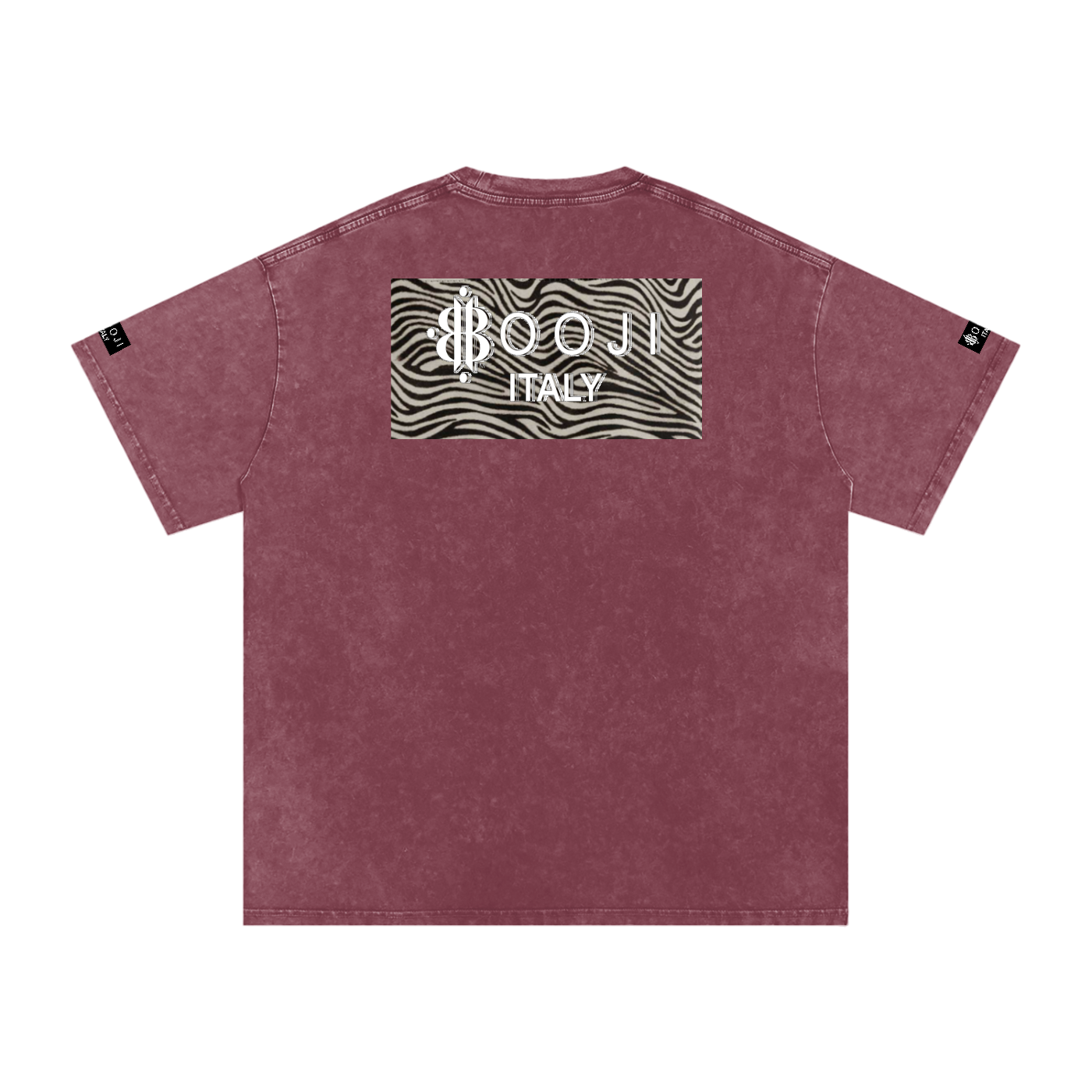 BOOJI ITALY WILD INFLUENCE Z-BACK SNOW WASHED T-SHIRT