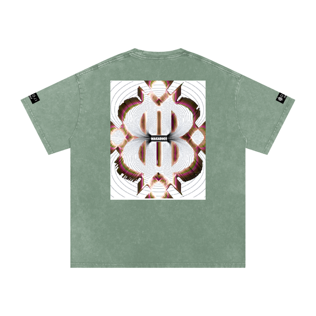 BOOJI ITALY MAGADIGS COLLECTION LOGO SNOW WASHED T-SHIRT