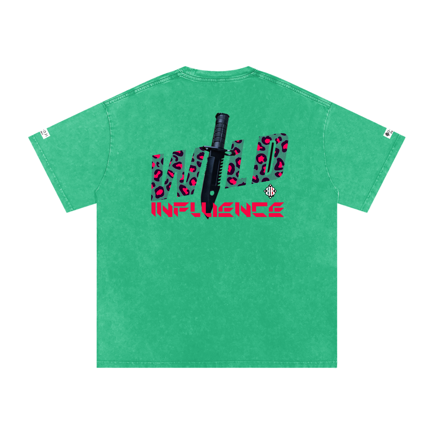 BOOI ITALY WILD INFLUENCE KNIFED SNOW WASHED T-SHIRT