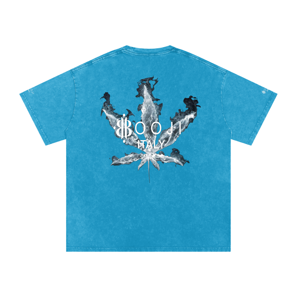 BOOJI ITALY "SMOKES COLLECTION" SNOW WASHED T-SHIRT