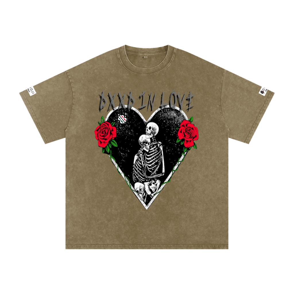 BOOJI ITALY "DXXD IN LOVE" SNOW WASHED T-SHIRT