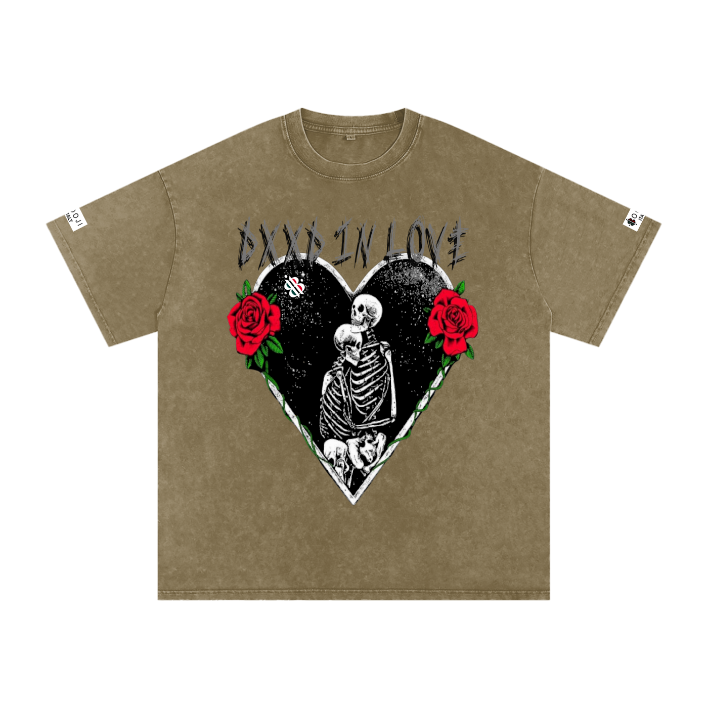 BOOJI ITALY "DXXD IN LOVE" SNOW WASHED T-SHIRT