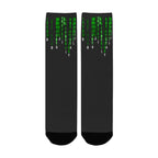 BOOJI ITALY SUPER POSITION COLLECTION WOMEN'S BLACK CREW SOCKS
