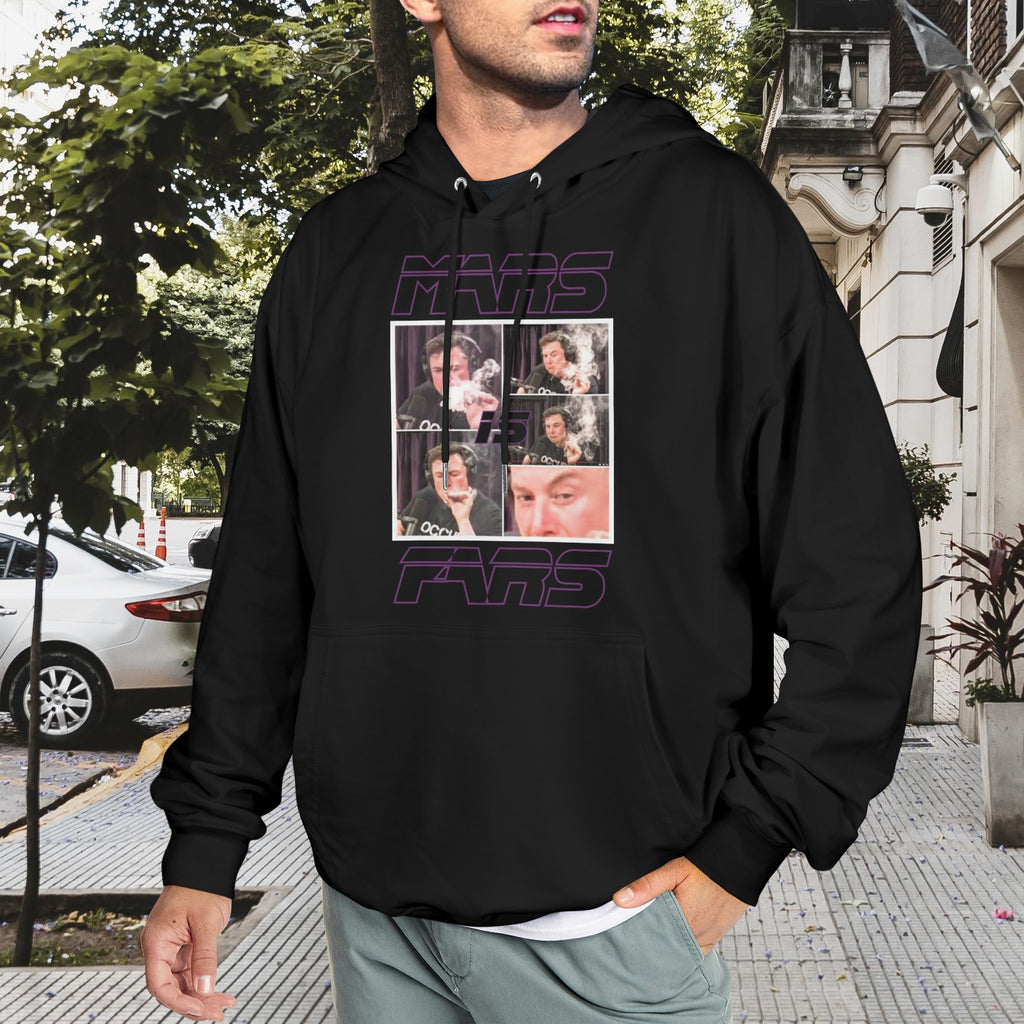 MARS IS FARS Personalized Men's Hoodie(Model H03) | Ships from USA