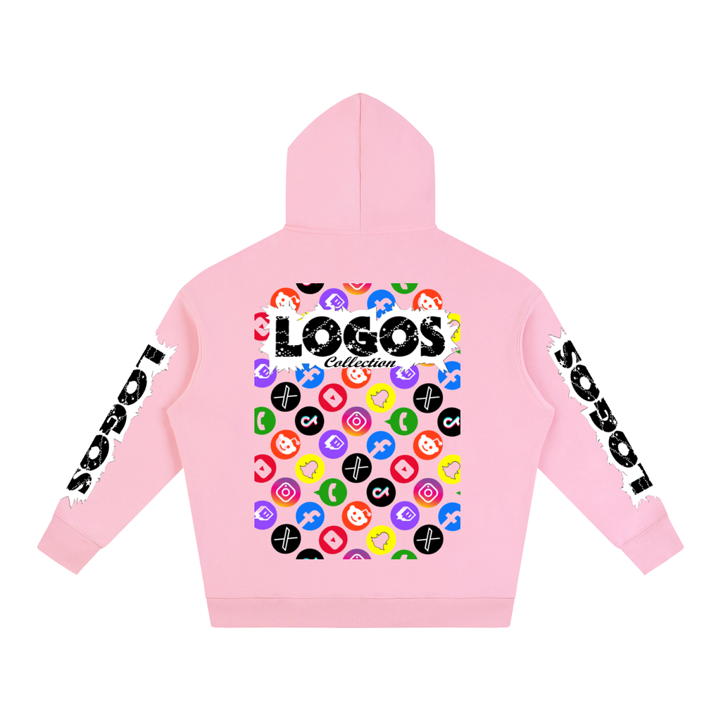 BOOJI ITALY LOGOS COLLECTION COTTON BLEND FLEECE HOODIE