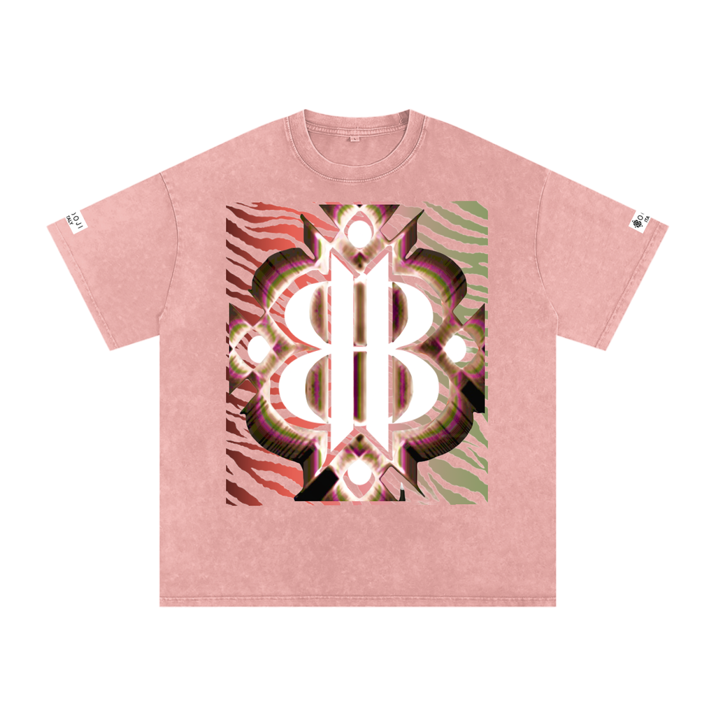 BOOJI ITALY "WILD INFLUENCE" LINE SNOW WASHED T-SHIRT