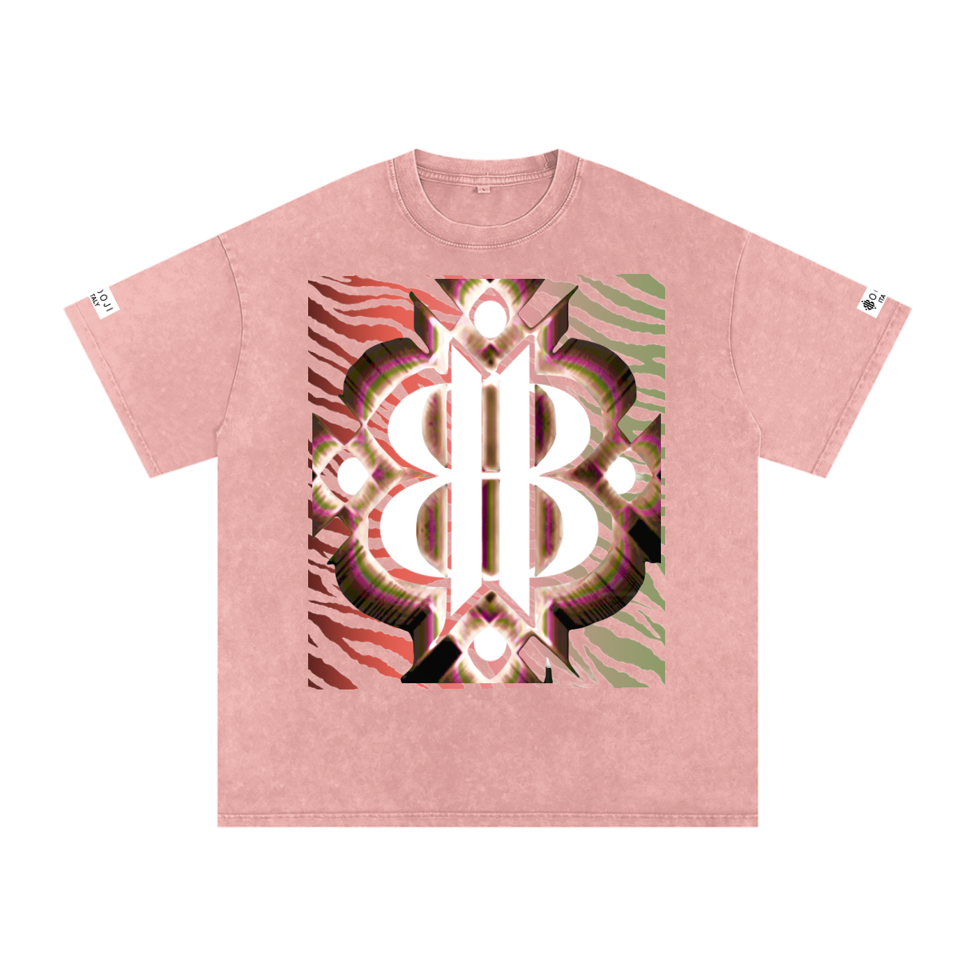 BOOJI ITALY "WILD INFLUENCE" LINE SNOW WASHED T-SHIRT